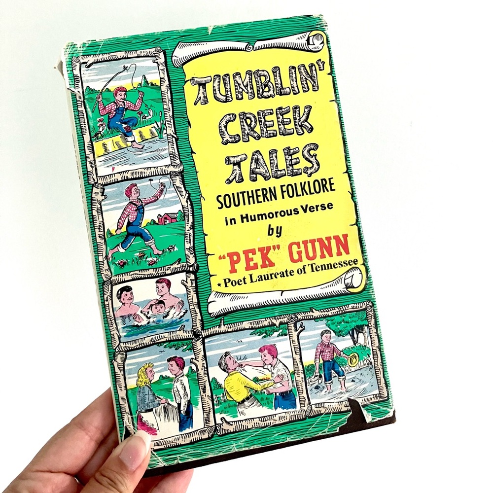 Vintage 60’s Tumblin’ Creek Tales signed novelty hardcover book